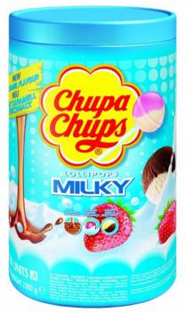Chupa-Chups Milky-Schlemmer 100St. in Rundsichtbox